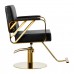 Hairdressing Chair GABBIANO GENUA GOLD black